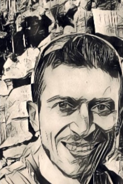 Ritratto illustrato di Claudio Marzorati